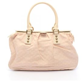 Louis Vuitton Trapeze GM Monogram Mini Lin Rose Shoulder Bag Brown Pink Cream Monogram