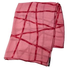 Hermès Estola Hermes Bolduc em seda rosa Rosa