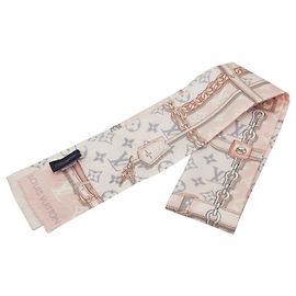 Pañuelo Louis Vuitton Bandeau Monogram Confidential Rosa Multicolor