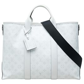 Louis Vuitton Taigarama Weekend Tote NM Bag White