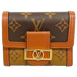 Louis Vuitton braunes Tri-fold Portemonnaie Braun