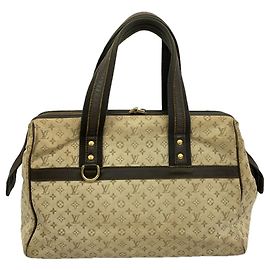 Sac à main Louis Vuitton Monogram Mini Josephine GM Kaki
