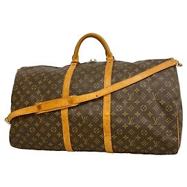 Louis Vuitton Boston Monogram Keepall Bandoulière 60 Marrom