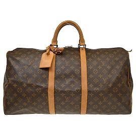 Louis Vuitton Keepall Monogram Canvas 55 Marrom