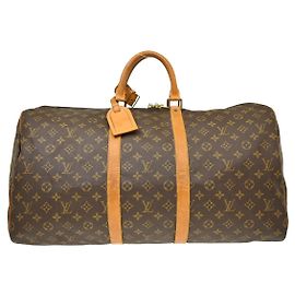 Louis Vuitton Keepall Monogram Canvas 55 Marron