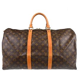 Louis Vuitton Keepall Monogram Canvas 50 Marrom