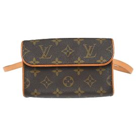Louis Vuitton Florentine Waist Monogram Canvas Castaño