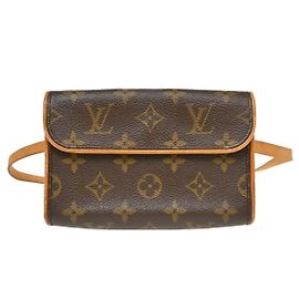 Louis Vuitton Florentine Waist Monogram Canvas Castaño