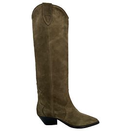 Stivali alti Denvee Isabel Marant in camoscio marrone Marrone