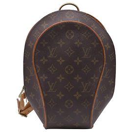 Louis Vuitton Monogram Ellipse Sac à Dos Backpack Bag en Nylon Canvas Marron Marron