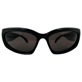 Gafas de sol Balenciaga Swift Oval (BB0157S) en acetato negro Negro