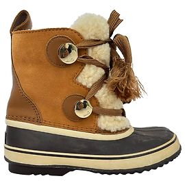Botas de neve Chloé x SOREL em camurça multicolorida Multicor