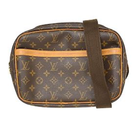 Louis Vuitton Reporter Monogram Canvas PM Brown