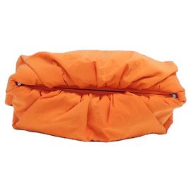 Bottega Veneta Nylon Shoulder Bag Orange