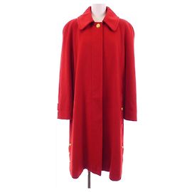 Chanel P08272W02312 96A Kaschmir Mantel Rot
