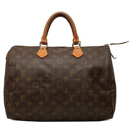 Bolsa Louis Vuitton Monogram Speedy 35 Marrom