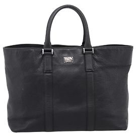 Burberry Black Label Leather Nero