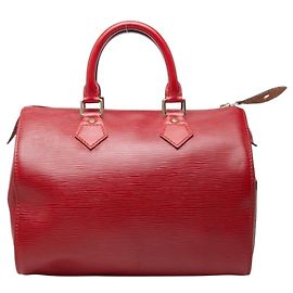 Borsa Louis Vuitton Epi Speedy 25 in pelle Castilian Red Rosso