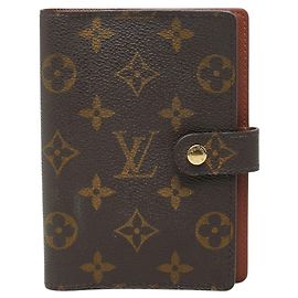 Louis Vuitton Monogram Agenda PM Notebook Cover Brown