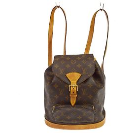 Louis Vuitton Vintage Montsouris Monogram Canvas MM Marron