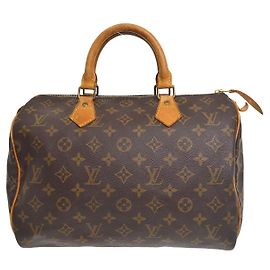 Louis Vuitton Speedy Monogram Canvas 30 Brown
