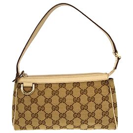 Pochette Gucci Jolicoeur GG Canvas Beige