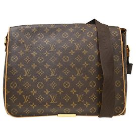 Louis Vuitton Abbesses Messenger Monogram Canvas Castaño