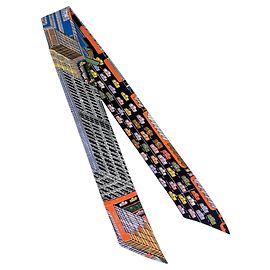 Hermès Pañuelo de seda HERMES Twilly Pantin City Multicolor