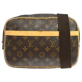 Louis Vuitton Reporter Monogram Canvas PM Marrom