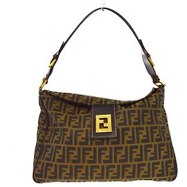 Sac Tote Fendi Zucca Canvas Marron
