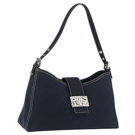 Fendi Baguette Canvas Navy blue
