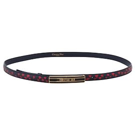 Christian Dior Vintage Gürtel Canvas Schwarz
