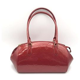 Louis Vuitton Sherwood PM M91494 Vernis Handtasche Rot