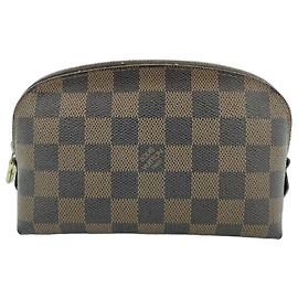 Louis Vuitton Damier Pochette Tic Pouch Bag Damier ebene