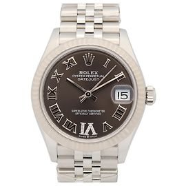Reloj Rolex Datejust VI Diamantes en Oro Blanco y Acero Inoxidable Otro