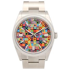 Rolex Oyster Perpetual 36 Multicolor Wristwatch Other