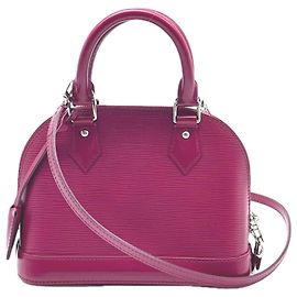 Louis Vuitton Epi Alma BB Handbag Red