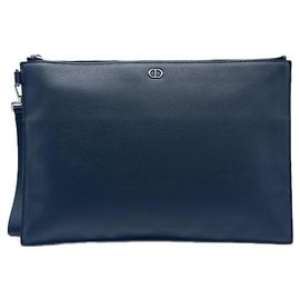 Christian Dior CD Icon Triangle Pouch Black