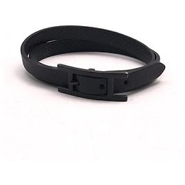 Hermès Hermes Be Api Double Tour Bracelet Black Blue
