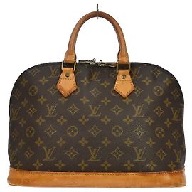 Louis Vuitton Alma Monogram Canvas PM Marrone