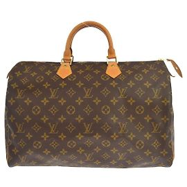 Louis Vuitton Speedy Monogram Canvas 40 Braun