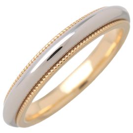 Tiffany & Co. Classic Milgrain Ring Platina mit 18K Gelbgold EU 47 / US 4 Gelb
