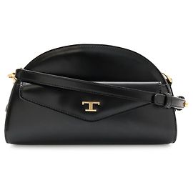 Bolsa Camera Tod's T-Timeless em couro preto Preto