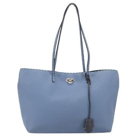 Fendi Selleria Carla Leather Small Bleu