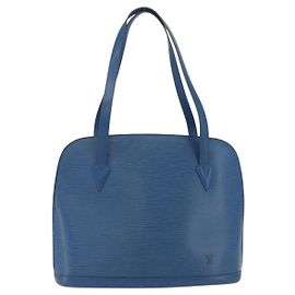 Louis Vuitton Lussac Epi Leather Blu