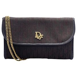 Borsa a tracolla Christian Dior Trotter Marrone