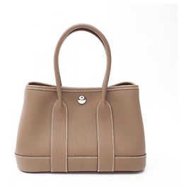 Hermès Sac à main Hermes Neo Garden 23 en Etoupe Gray Marron Taupe