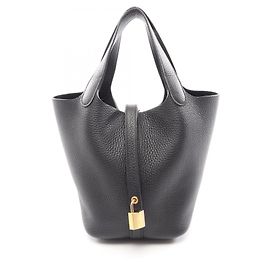 Hermès Hermes Picotin Lock PM Handbag Black
