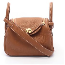 Hermès Borsa a tracolla Hermes Lindy Mini Marrone