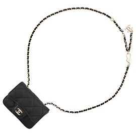 Chanel Matelassé Fanny Pack Black